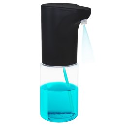AUTOMATYCZNY DOZOWNIK PROMEDIx,  POJEMNIK DYS PENSER DO  PŁYNNYCH MYDEŁ,  PŁYNÓW DEZYNFEKUJĄCYCH, 300ML, 4xAA, CZARNY, PR-540 B