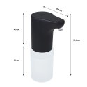 AUTOMATYCZNY DOZOWNIK PROMEDIx,  POJEMNIK DYS PENSER DO  PŁYNNYCH MYDEŁ,  PŁYNÓW DEZYNFEKUJĄCYCH, 300ML, 4xAA, CZARNY, PR-540 B