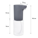 AUTOMATYCZNY DOZOWNIK PROMEDIx,  POJEMNIK DYS PENSER DO  PŁYNNYCH MYDEŁ,  PŁYNÓW DEZYNFEKUJĄCYCH, 300ML, 4xAA, SZARY, PR-540 GR