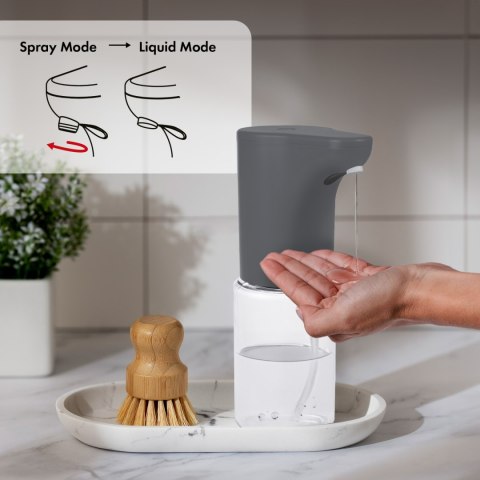 AUTOMATYCZNY DOZOWNIK PROMEDIx, POJEMNIK DYS PENSER DO PŁYNNYCH MYDEŁ, PŁYNÓW DEZYNFEKUJĄCYCH, 300ML, 4xAA, SZARY, PR-540 GR AUTOMATYCZNY DOZOWNIK PROMEDIx, POJEMNIK DYS PENSER DO PŁYNNYCH MYDEŁ, PŁYNÓW DEZYNFEKUJĄCYCH, 300ML, 4xAA, SZARY, PR-540 GR