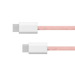 KABEL USB TY PU C - USB TY PU C 60 W 1,5 M RÓŻOWY KRUGER&MATZ BASIC