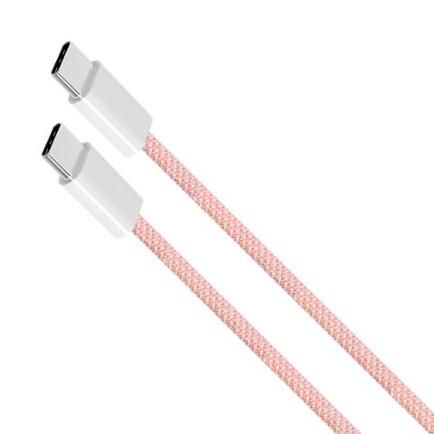 KABEL USB TY PU C - USB TY PU C 60 W 1 M RÓŻOWY KRUGER&MATZ BASIC KABEL USB TY PU C - USB TY PU C 60 W 1 M RÓŻOWY KRUGER&MATZ BASIC