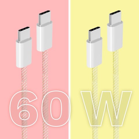 KABEL USB TY PU C - USB TY PU C 60 W 1 M ŻÓŁTY KRUGER&MATZ BASIC KABEL USB TY PU C - USB TY PU C 60 W 1 M ŻÓŁTY KRUGER&MATZ BASIC