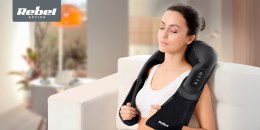 MASAŻER KARKU ,  PLECÓW I SZYI, SHIATSU , REBEL ACTIVE