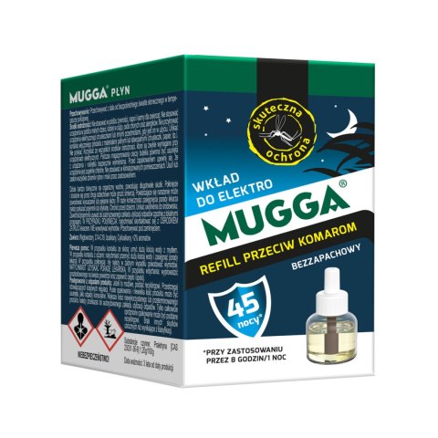 WKŁAD PŁYN NA KOMARY MUGGA 45 NOCY 35ML WKŁAD PŁYN NA KOMARY MUGGA 45 NOCY 35ML