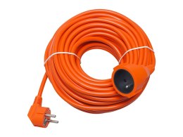 98-756# PRZEDŁUŻACZ SIECIOWY  PR-160 1-GNIAZDO Z UZIEMIENIEM 20M  POMARAŃCZOWY (3x1,5MM)