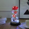 AG776D WIECZNA RÓŻA W SZKLE LED FIGURKI