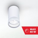 O PRAWA NATYNKOWA / TUBA MACLEAN,  PUNKTOWA, OKRĄGŁA, ALUMINIOWA, GU10, 55x105MM, KOLOR BIAŁY, MCE361 W