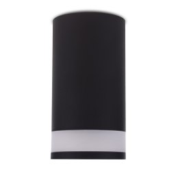 O PRAWA NATYNKOWA / TUBA MACLEAN,  PUNKTOWA, OKRĄGŁA, ALUMINIOWA, GU10, 55x105MM, KOLOR CZARNY, MCE361 B