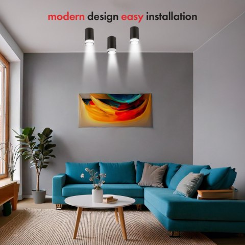 O PRAWA NATYNKOWA / TUBA MACLEAN, PUNKTOWA, OKRĄGŁA, ALUMINIOWA, GU10, 55x105MM, KOLOR CZARNY, MCE361 B O PRAWA NATYNKOWA / TUBA MACLEAN, PUNKTOWA, OKRĄGŁA, ALUMINIOWA, GU10, 55x105MM, KOLOR CZARNY, MCE361 B