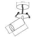 O PRAWA PODTYNKOWA / TUBA MACLEAN, PUNKTOWA, OKRĄGŁA, ALUMINIOWA, GU10, 55x100MM, KOLOR BIAŁY, MCE364 W O PRAWA PODTYNKOWA / TUBA MACLEAN, PUNKTOWA, OKRĄGŁA, ALUMINIOWA, GU10, 55x100MM, KOLOR BIAŁY, MCE364 W