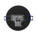 O PRAWA  PODTYNKOWA / TUBA MACLEAN,  PUNKTOWA, OKRĄGŁA, ALUMINIOWA, GU10, 55x100MM, KOLOR CZARNY, MCE364 B