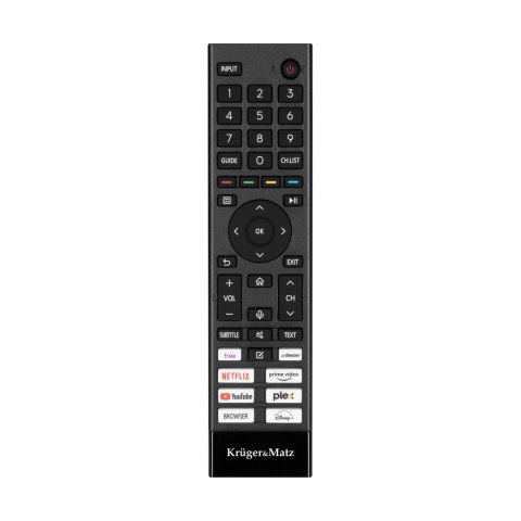 TELEWIZOR KRUGER&MATZ 65" UHD SMART DVB-T2/S2 H.265 HEVC TELEWIZOR KRUGER&MATZ 65" UHD SMART DVB-T2/S2 H.265 HEVC