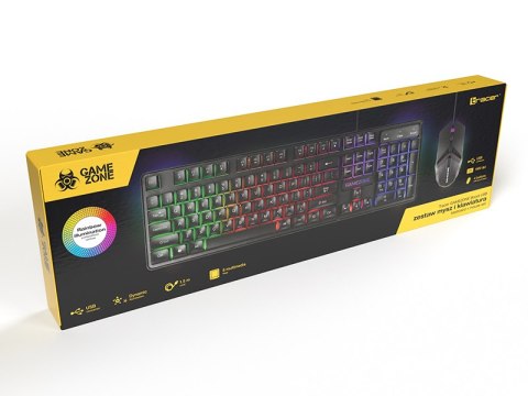 ZESTAW MYSZ I KLAWIATURA GAMEZONE BOOST USB ZESTAW MYSZ I KLAWIATURA GAMEZONE BOOST USB