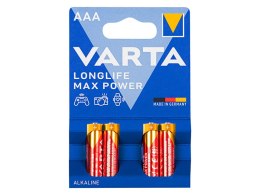 82-668# BATERIA ALKALICZNA AAA 1.5 LR3 VARTA LONGLIFE MAx  POWER