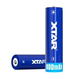 AKUMULATOR XTAR 14500 / AA / R6 3,7V LI-ION 800MAH Z ZABEZ PIECZENIEM