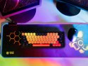 PODKŁADKA  POD KLAWIATURĘ I MYSZ TRACER GAMEZONE HExY1 RGB (80/30/0,4)