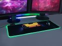 PODKŁADKA  POD KLAWIATURĘ I MYSZ TRACER GAMEZONE MAxI RGB (80/30/0,4)