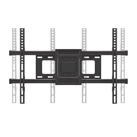 UCHWYT DO TV MACLEAN, MAx VESA 600x400, 32-85", 60KG, REG.KĄTA W  PIONIE I  POZIOMIE,  PROFIL 65-390MM, CZARNY, MC-789