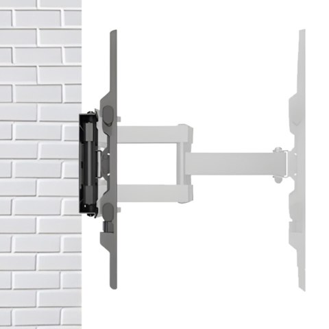 UCHWYT DO TV MACLEAN, MAx VESA 600x400, 32-85", 60KG, REG.KĄTA W  PIONIE I  POZIOMIE,  PROFIL 65-390MM, CZARNY, MC-789