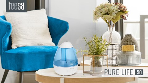 ULTRADŹWIĘKOWY NAWILŻACZ POWIETRZA TEESA PURE LIFE 50 ULTRADŹWIĘKOWY NAWILŻACZ POWIETRZA TEESA PURE LIFE 50