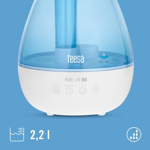 ULTRADŹWIĘKOWY NAWILŻACZ POWIETRZA TEESA PURE LIFE 50 ULTRADŹWIĘKOWY NAWILŻACZ POWIETRZA TEESA PURE LIFE 50