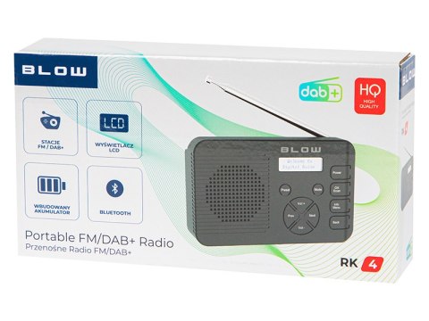 77-574# RADIO KUCHENNE FM/DAB+ BLOW RK4 BT CZARNE 77-574# RADIO KUCHENNE FM/DAB+ BLOW RK4 BT CZARNE