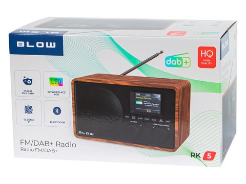 77-575# RADIO KUCHENNE FM/DAB+ BLOW RK5 BT CZARNE 77-575# RADIO KUCHENNE FM/DAB+ BLOW RK5 BT CZARNE