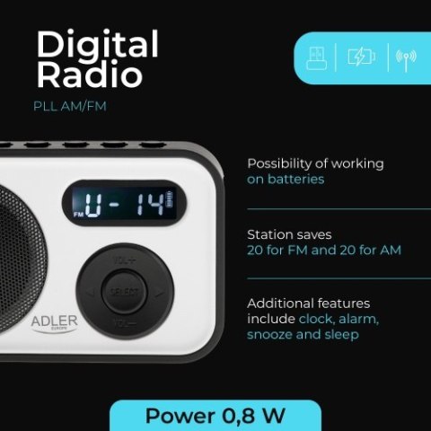 AD 1906 RADIO CYFROWE - PLL AM/FM AD 1906 RADIO CYFROWE - PLL AM/FM