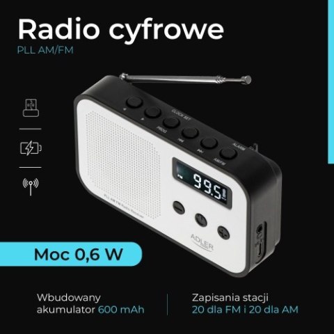 AD 1907 RADIO CYFROWE PLL AM / FM AD 1907 RADIO CYFROWE PLL AM / FM