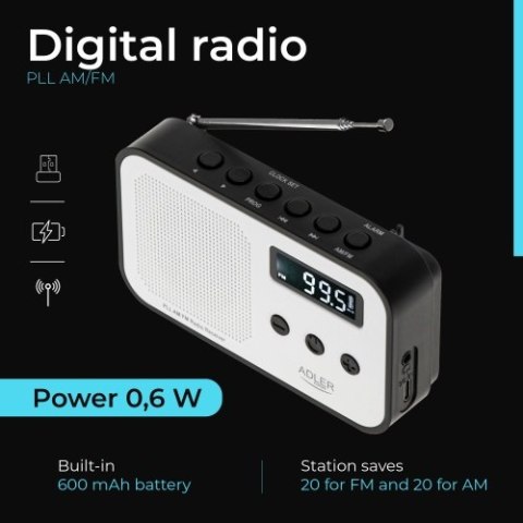 AD 1907 RADIO CYFROWE PLL AM / FM AD 1907 RADIO CYFROWE PLL AM / FM
