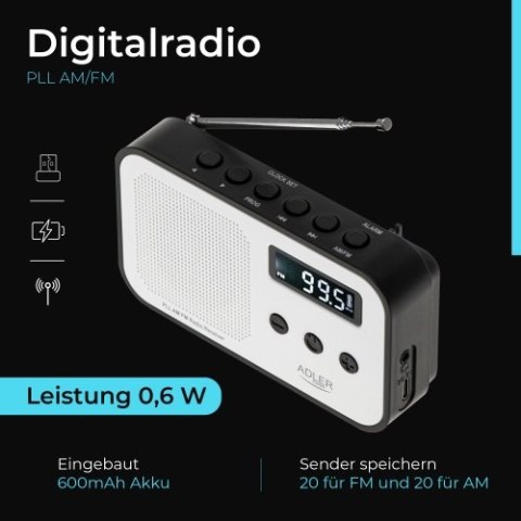 AD 1907 RADIO CYFROWE PLL AM / FM AD 1907 RADIO CYFROWE PLL AM / FM