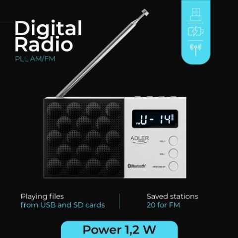 AD 1908 RADIO CYFROWE PLL AM/FM AD 1908 RADIO CYFROWE PLL AM/FM