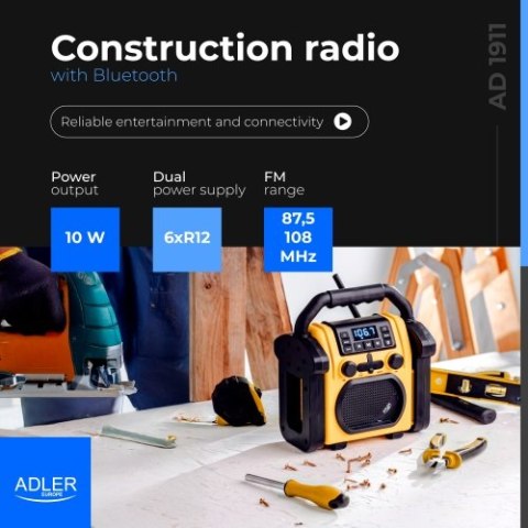 AD 1911 RADIO BUDOWLANE Z BLUETOOTH - I Px 54 AD 1911 RADIO BUDOWLANE Z BLUETOOTH - I Px 54