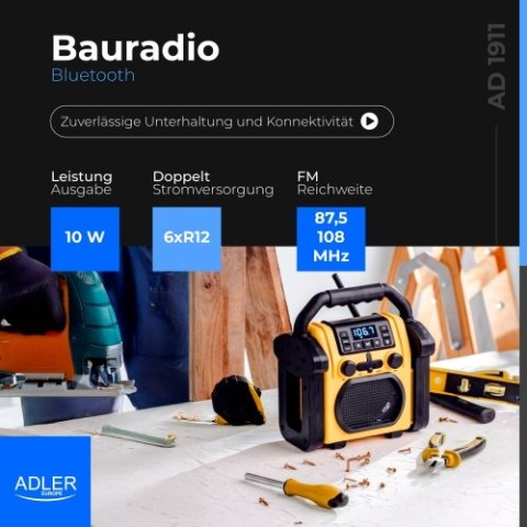 AD 1911 RADIO BUDOWLANE Z BLUETOOTH - I Px 54 AD 1911 RADIO BUDOWLANE Z BLUETOOTH - I Px 54