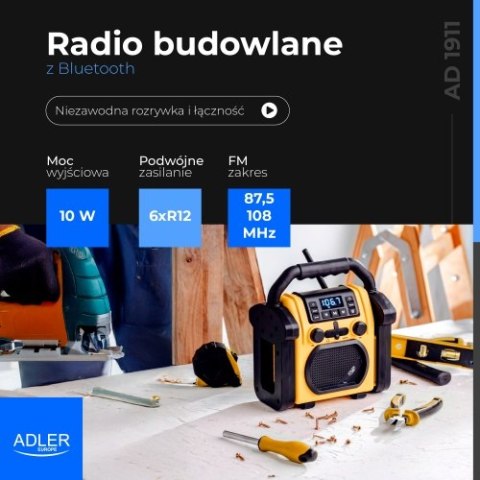 AD 1911 RADIO BUDOWLANE Z BLUETOOTH - I Px 54 AD 1911 RADIO BUDOWLANE Z BLUETOOTH - I Px 54
