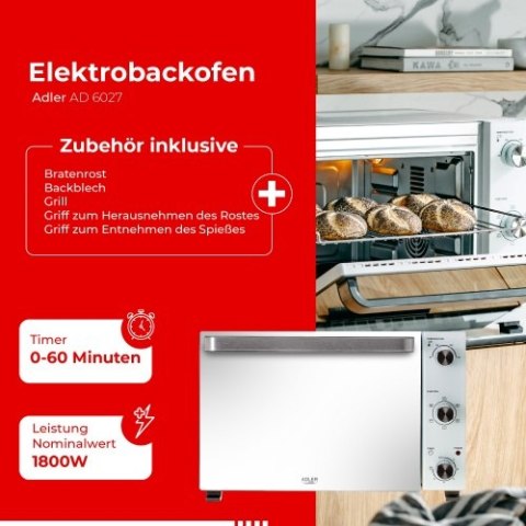 AD 6027 PIEKARNIK ELEKTRYCZNY 48L AD 6027 PIEKARNIK ELEKTRYCZNY 48L