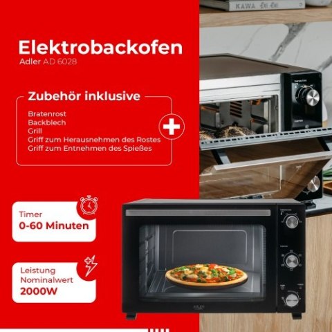 AD 6028 PIEKARNIK ELEKTRYCZNY 60L AD 6028 PIEKARNIK ELEKTRYCZNY 60L