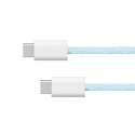 KABEL USB TY PU C - USB TY PU C 100 W 1 M NIEBIESKI KRUGER&MATZ BASIC