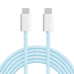 KABEL USB TY PU C - USB TY PU C 100 W 1 M NIEBIESKI KRUGER&MATZ BASIC