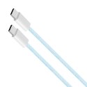 KABEL USB TY PU C - USB TY PU C 100 W 1 M NIEBIESKI KRUGER&MATZ BASIC