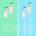 KABEL USB TY PU C - USB TY PU C 100 W 1 M NIEBIESKI KRUGER&MATZ BASIC