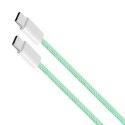 KABEL USB TY PU C - USB TY PU C 100 W 1 M ZIELONY KRUGER&MATZ BASIC