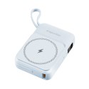 POWERBANK INDUKCYJNY KRUGER&MATZ 10000 MAH MAG SAFE Z KABLEM NIEBIESKI