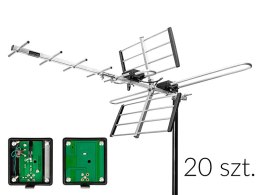 21-057# ANTENA DVB-T ATD32S VHF/UHF MUx8  PASYWNA 20- PAK