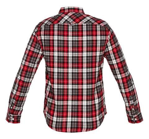 KOSZULA FLANELOWA KRATA CZERWONO-CZARNO-BIAŁA, ROZMIAR XXL KOSZULA FLANELOWA KRATA CZERWONO-CZARNO-BIAŁA, ROZMIAR XXL