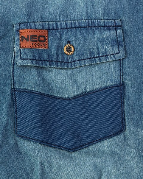 KOSZULA ROBOCZA DENIM, ROZMIAR L KOSZULA ROBOCZA DENIM, ROZMIAR L