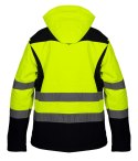 KURTKA ROBOCZA OSTRZEGAWCZA SOFTSHELL Z KA PTUREM, ŻÓŁTA, ROZMIAR M