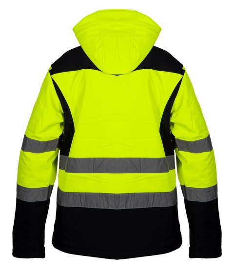 KURTKA ROBOCZA OSTRZEGAWCZA SOFTSHELL Z KA PTUREM, ŻÓŁTA, ROZMIAR M KURTKA ROBOCZA OSTRZEGAWCZA SOFTSHELL Z KA PTUREM, ŻÓŁTA, ROZMIAR M