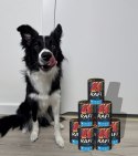 Karma Mokra Dla Psów RAFI z Jagnięciną, Borówką i Żurawiną 400g - 24 szt.